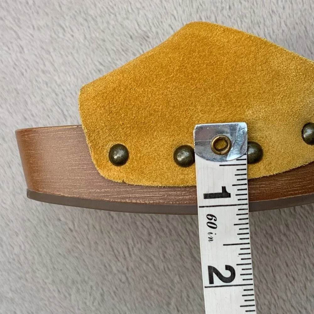 Lucky Brand Zashti Suede Platform Wedges Sz8 NWT